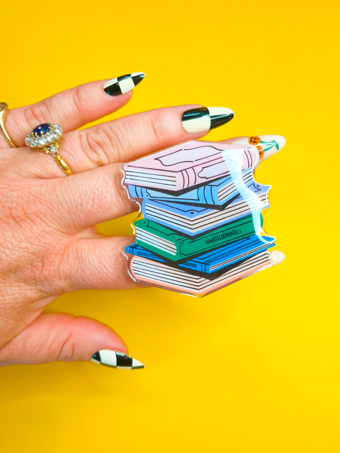 Stacks On Stacks Book Phone Grip