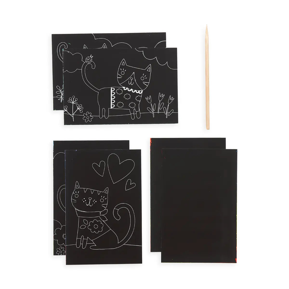 Scratch & Scribble: Mini Kit - Cutie Cats