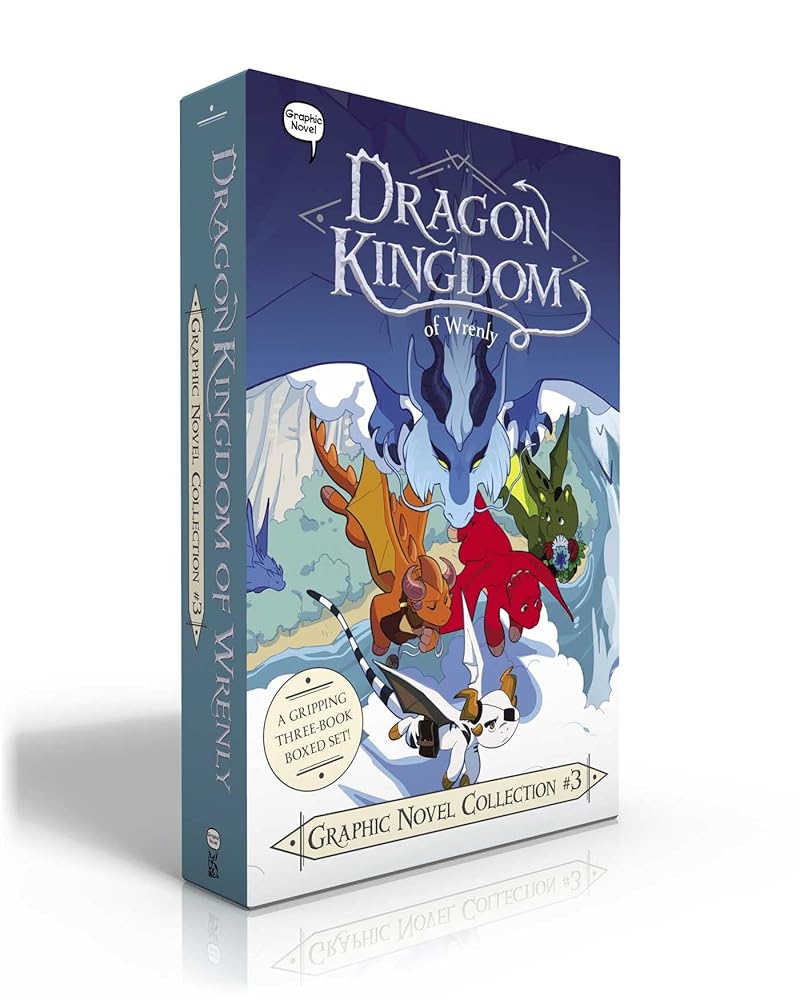 Dragon Kingdom of Wrenly Graphic Novel Collection #3 (Boxed Set): Cinder's Flame; The Shattered Shore; Legion of Lava cover image