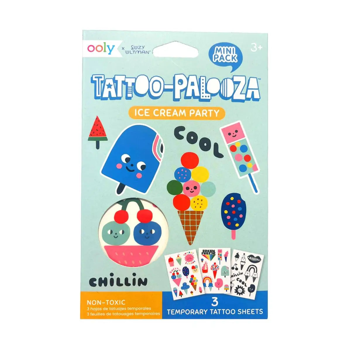 Tattoo Palooza X Suzy: Mini Temporary Tattoos - Ice Cream