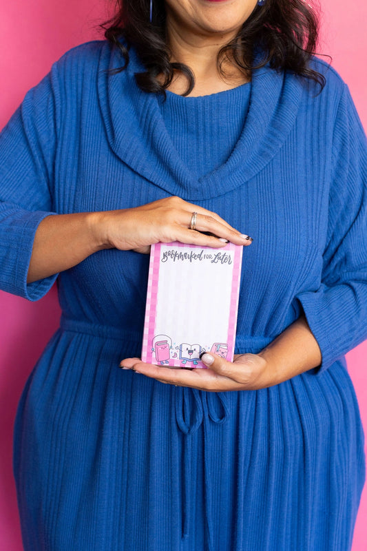 Bookmarked For Later Notepad