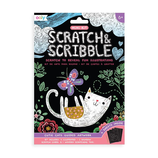 Scratch & Scribble: Mini Kit - Cutie Cats