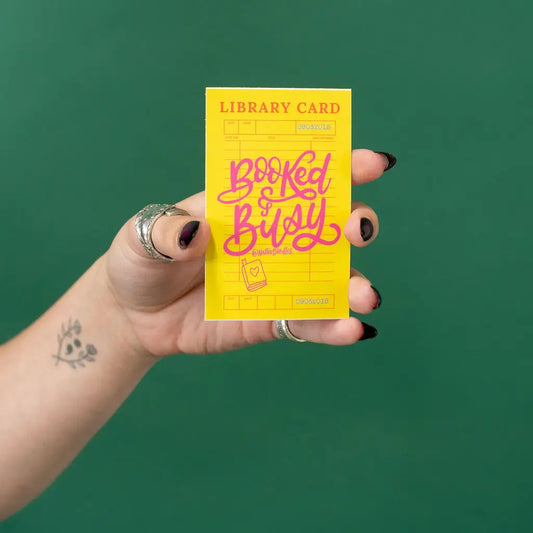 Booked and Busy Sticker