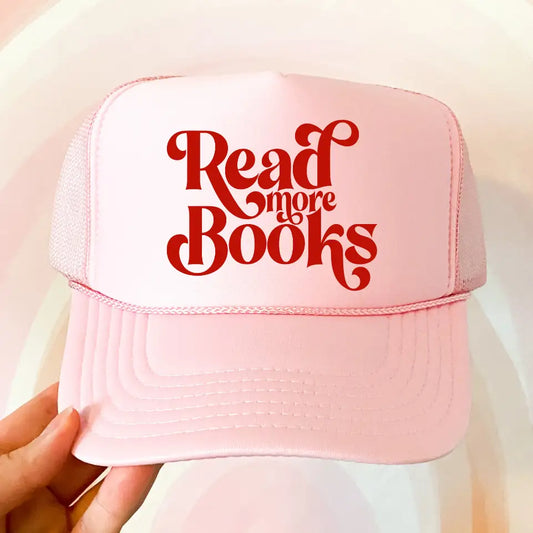 Read More Books Pink Women's Trucker Hat