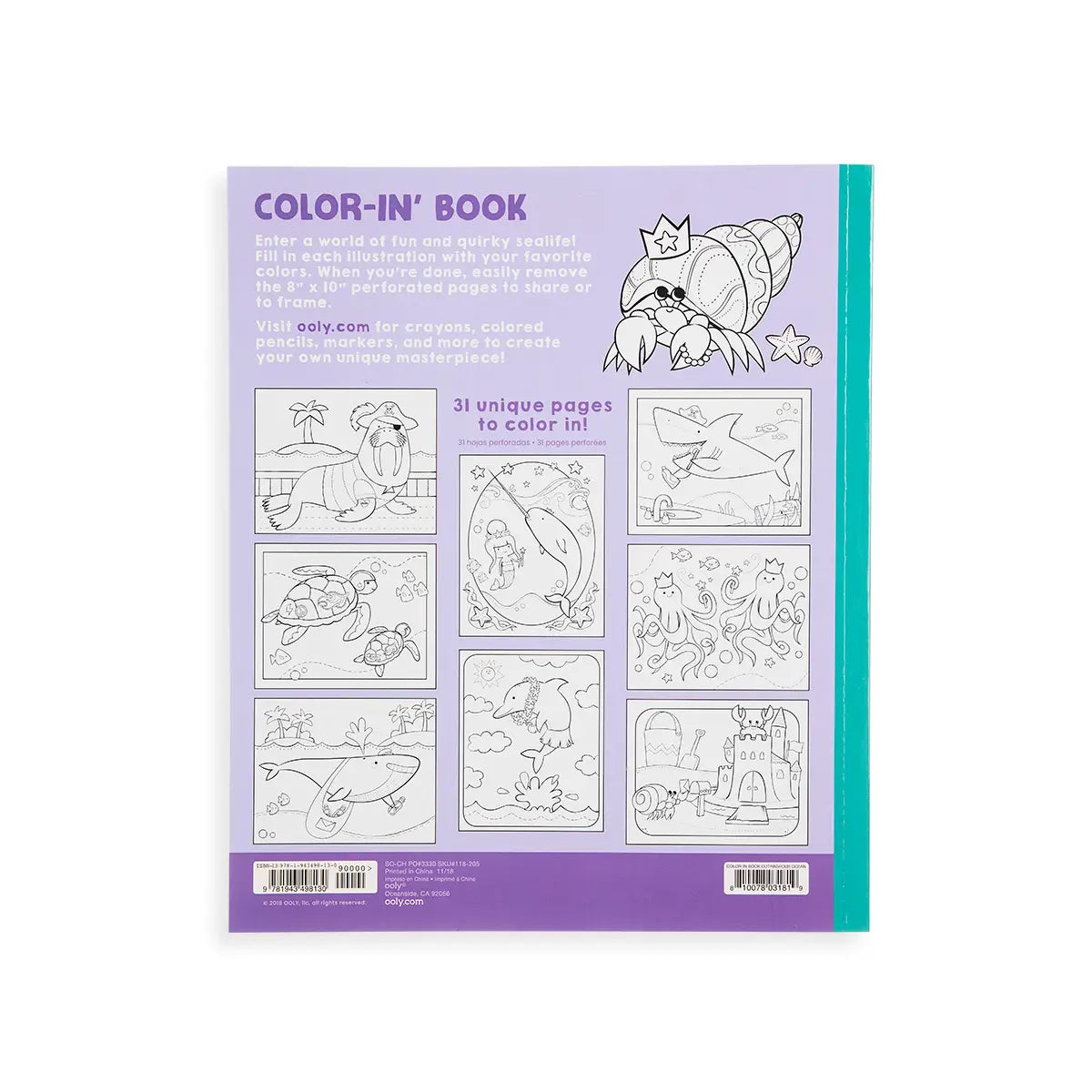 Color - In - Book Outrageous Ocean