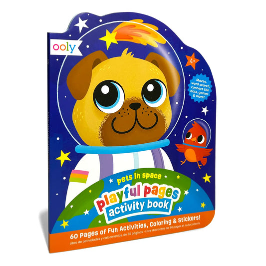 Playful Pages: Activity Book - Pets in Space