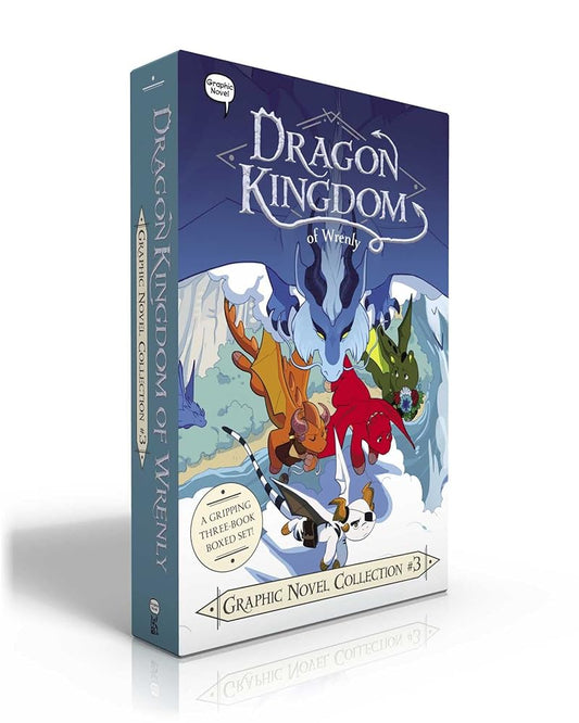 Dragon Kingdom of Wrenly Graphic Novel Collection #3 (Boxed Set): Cinder's Flame; The Shattered Shore; Legion of Lava cover image