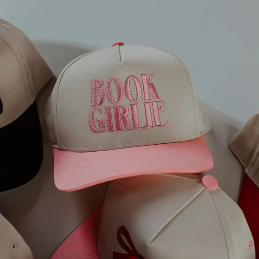 Book Girlie Vintage Embroidered Trucker Hat