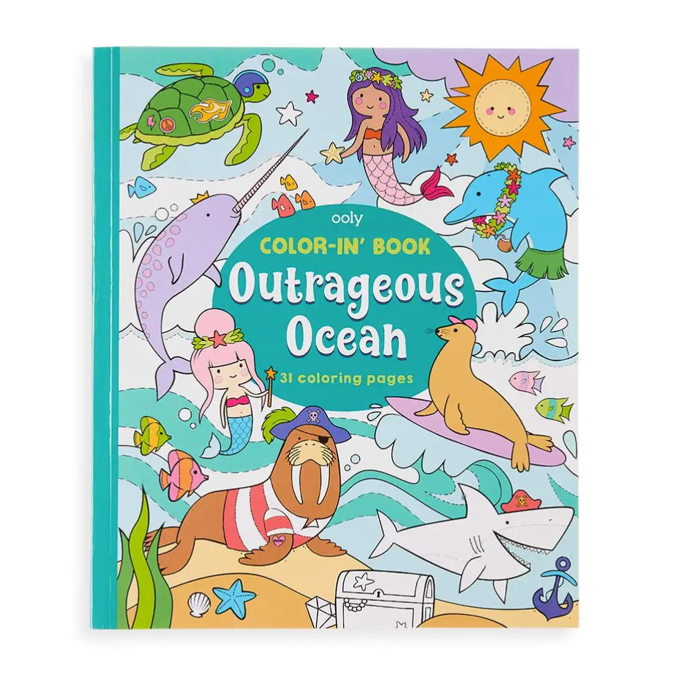 Color - In - Book Outrageous Ocean
