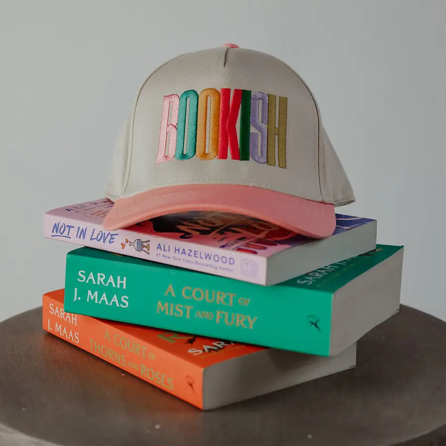 Bookish Rainbow Vintage Embroidered Trucker Hat