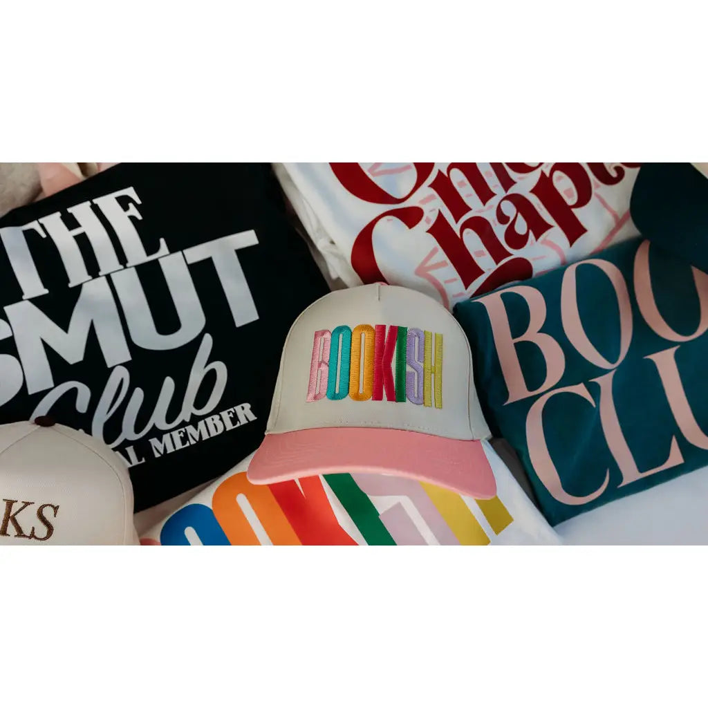 Bookish Rainbow Vintage Embroidered Trucker Hat