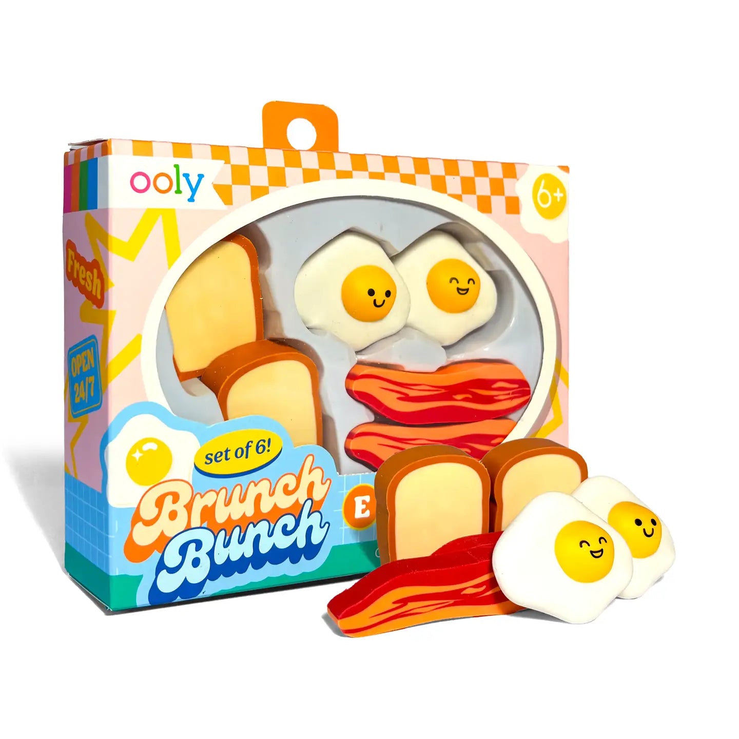 Brunch Bunch Breakfast Erasers